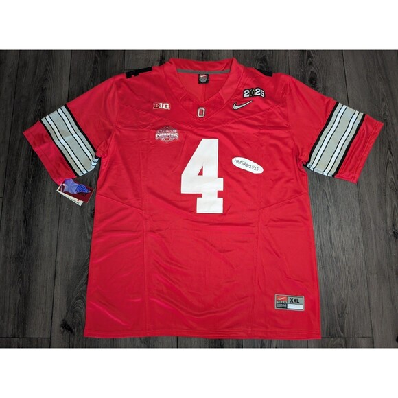 NCAA Other - 🚨 Jeremiah Smith #4 Ohio State Buckeyes Stitched Heritage 🏈 Jersey Men's 2XL